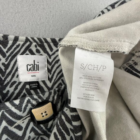 CAbi Women's Small Zigzag Ponte Ponte Coat Blazer Boho Classic Chic Career Fall - Picture 4 of 15